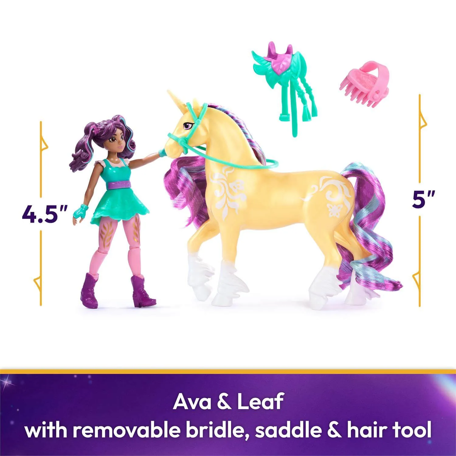 Spin Master Toys Unicorn Academy Ava and Leaf Set