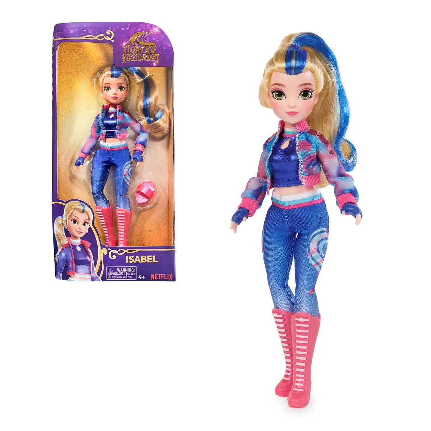Spin Master Toys Unicorn Academy Isabel 9.5" Fashion Doll