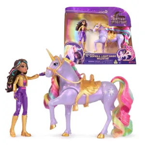 Spin Master Toys Unicorn Academy Sophia and Light Magic Wildstar Set