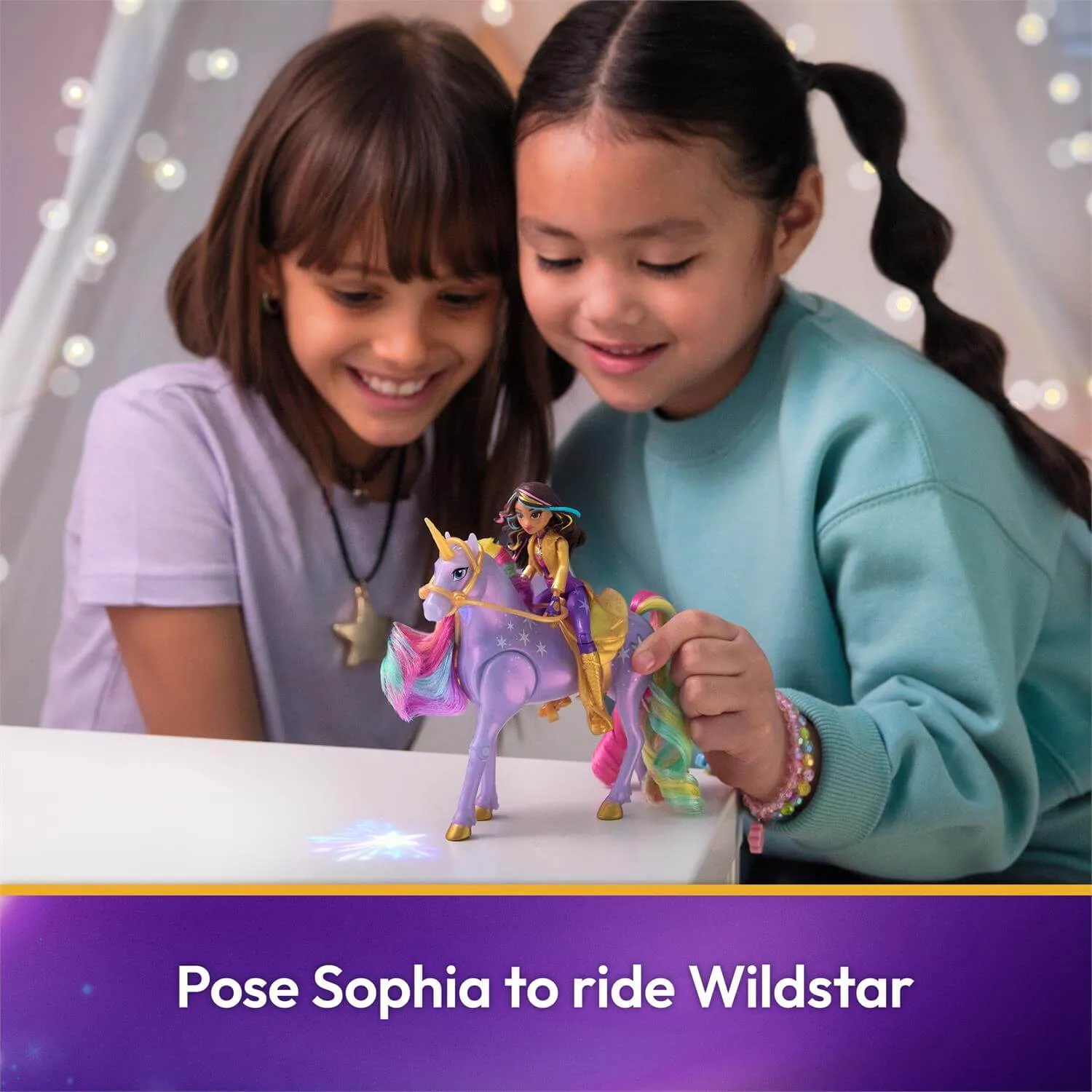Spin Master Toys Unicorn Academy Sophia and Light Magic Wildstar Set