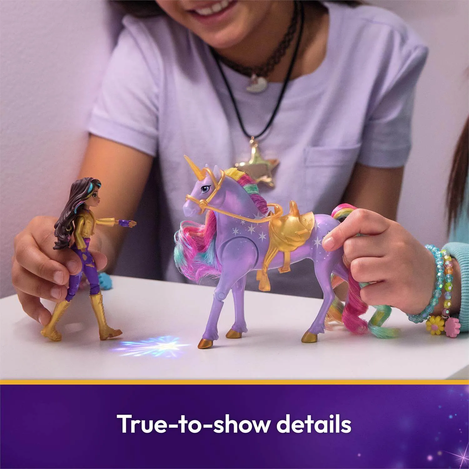Spin Master Toys Unicorn Academy Sophia and Light Magic Wildstar Set