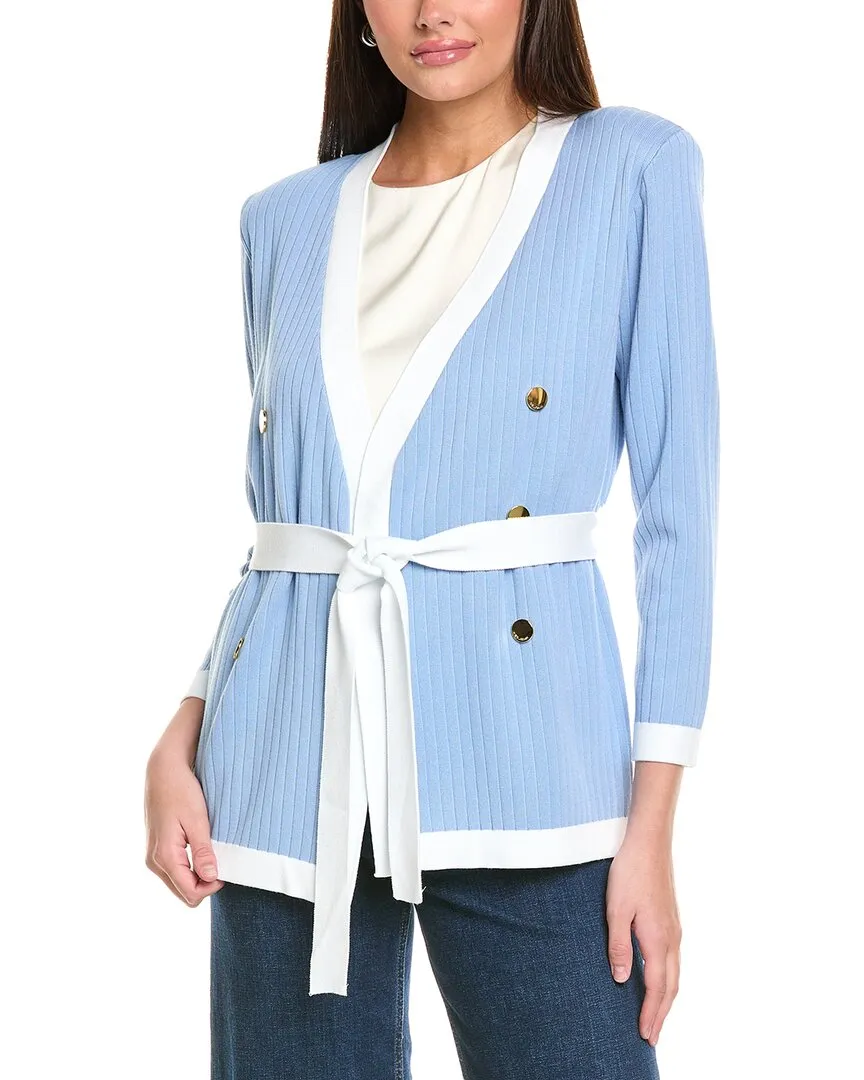 St. John French Iconic Inspired Knit Cardigan
