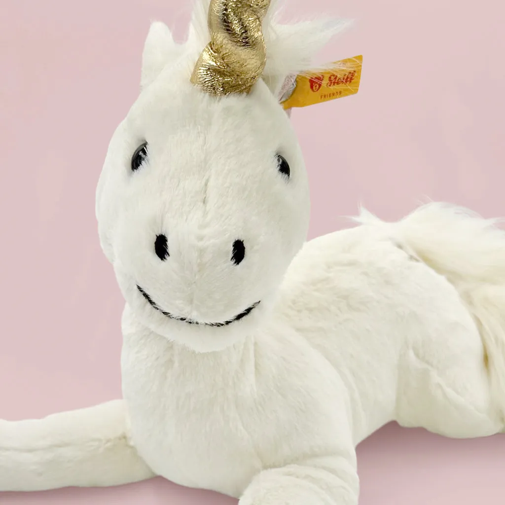 Steiff Dangling Unica Unicorn Soft Toy with Personalised Pyjamas