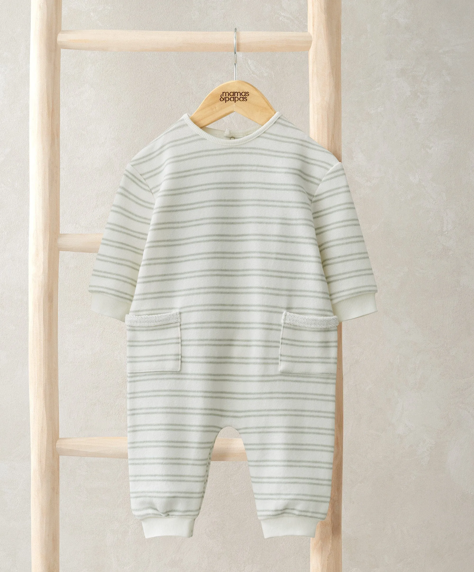 Striped Ribbed Romper
