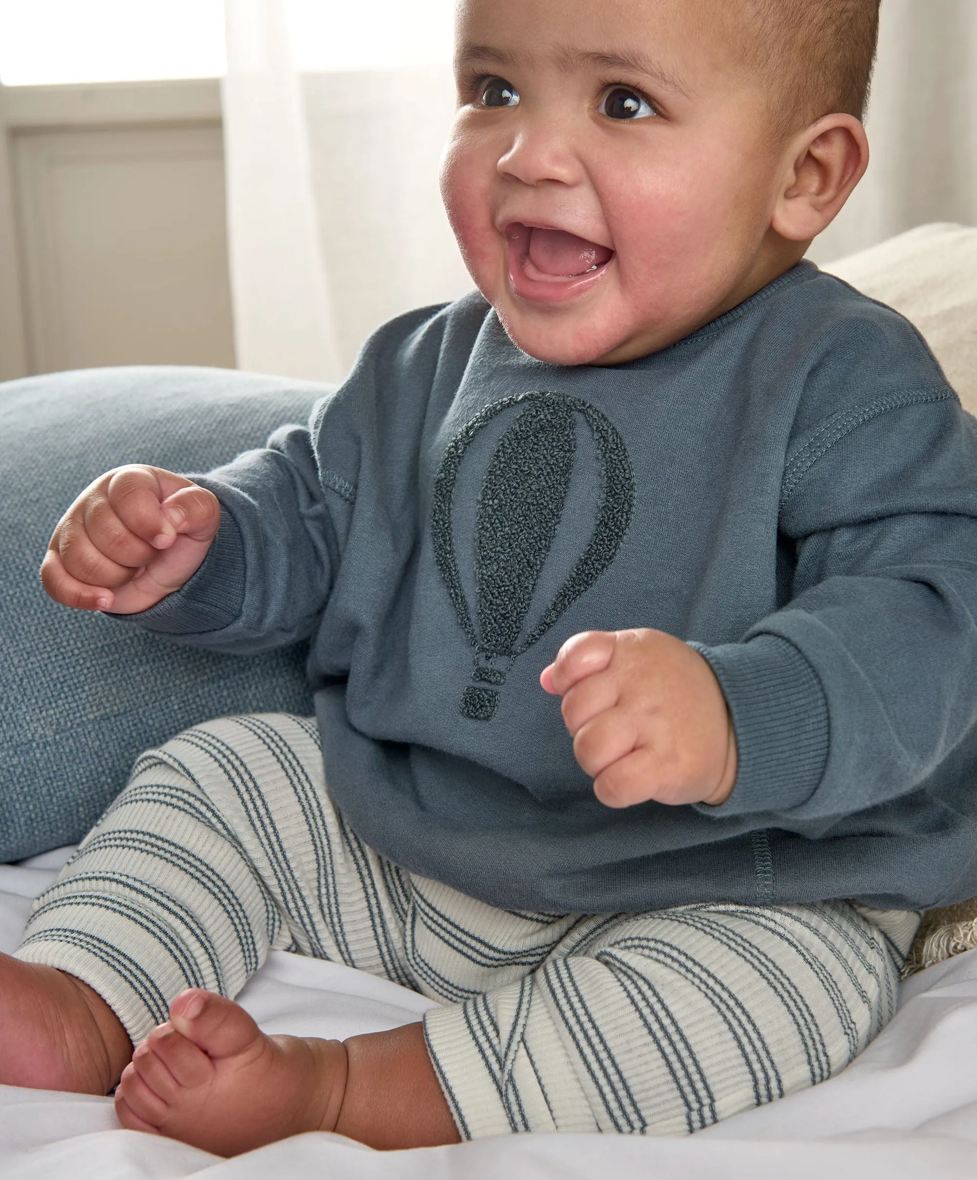 Striped Sweatshirt & Legging Set Babykids Mamas & Papas