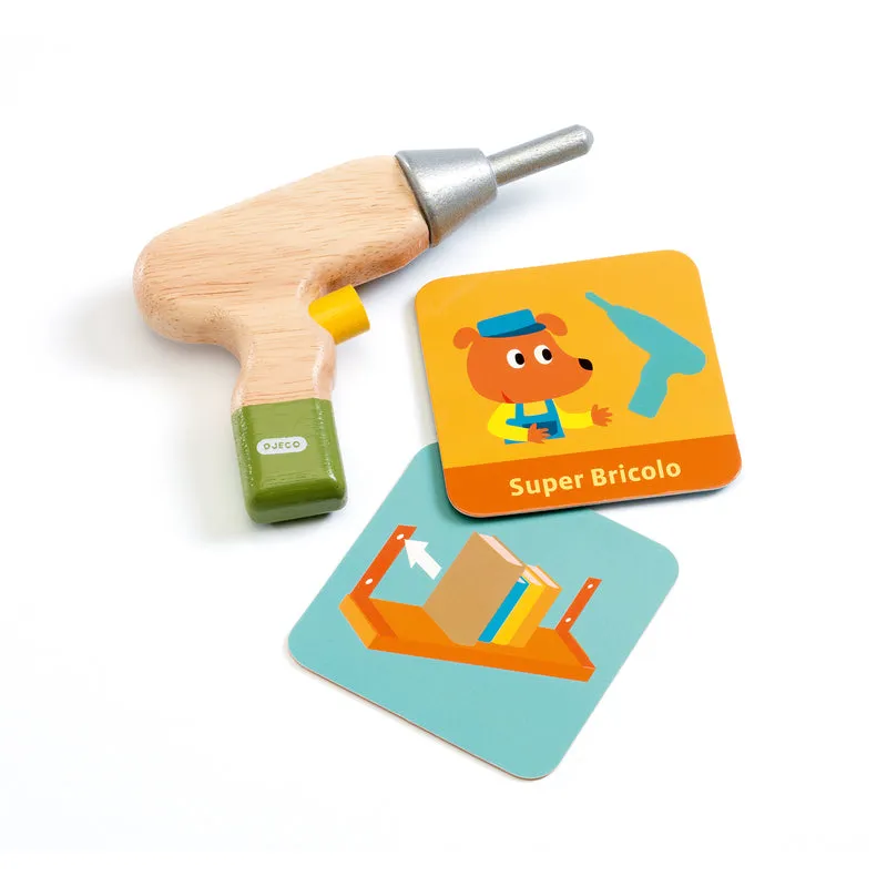 Super Bricolo Wooden Tool Kit