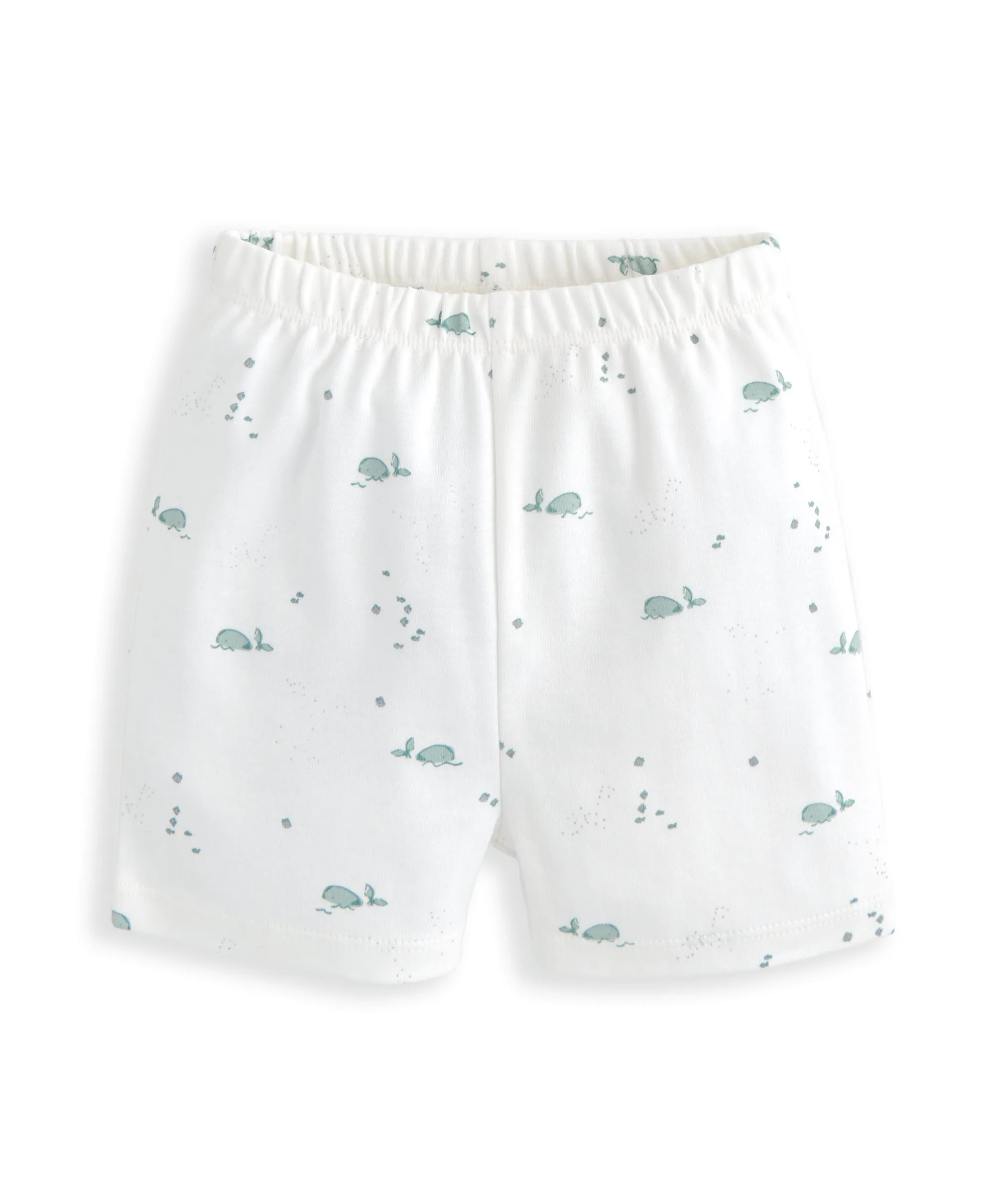 T-Shirt & Shorts Set (2 Pieces) - Whale Print