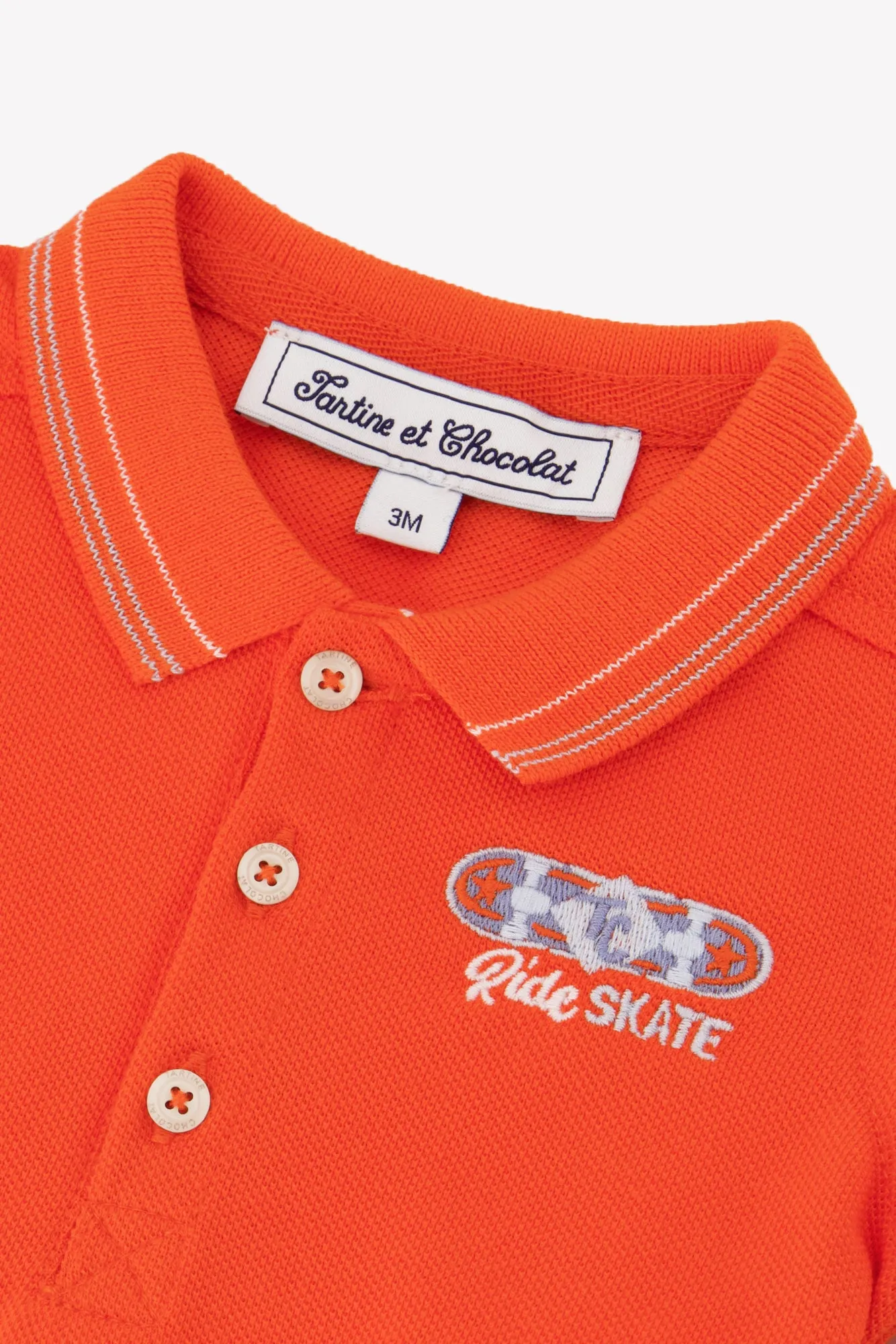 Tartine Et Chocolat Boys Girls BABY CITY AVENTURE POLO4 - Spicy orange