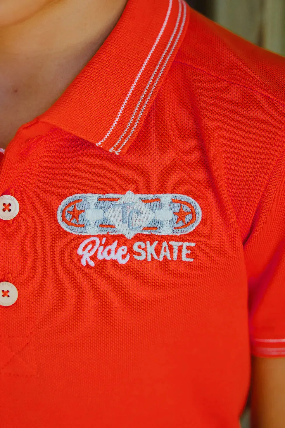 Tartine Et Chocolat Boys Girls BABY CITY AVENTURE POLO4 - Spicy orange