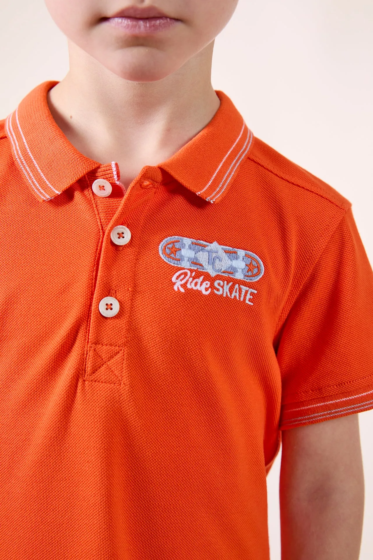 Tartine Et Chocolat Boys Girls BABY CITY AVENTURE POLO4 - Spicy orange