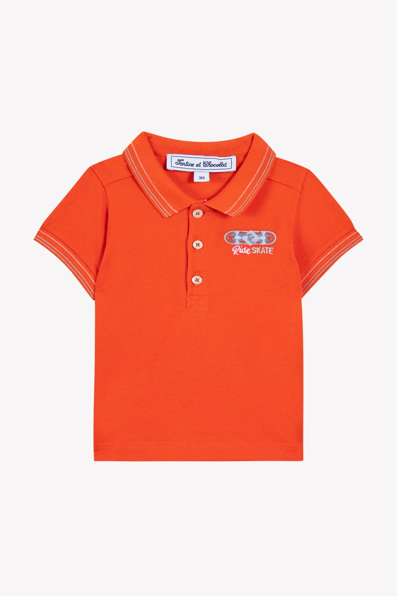 Tartine Et Chocolat Boys Girls BABY CITY AVENTURE POLO4 - Spicy orange