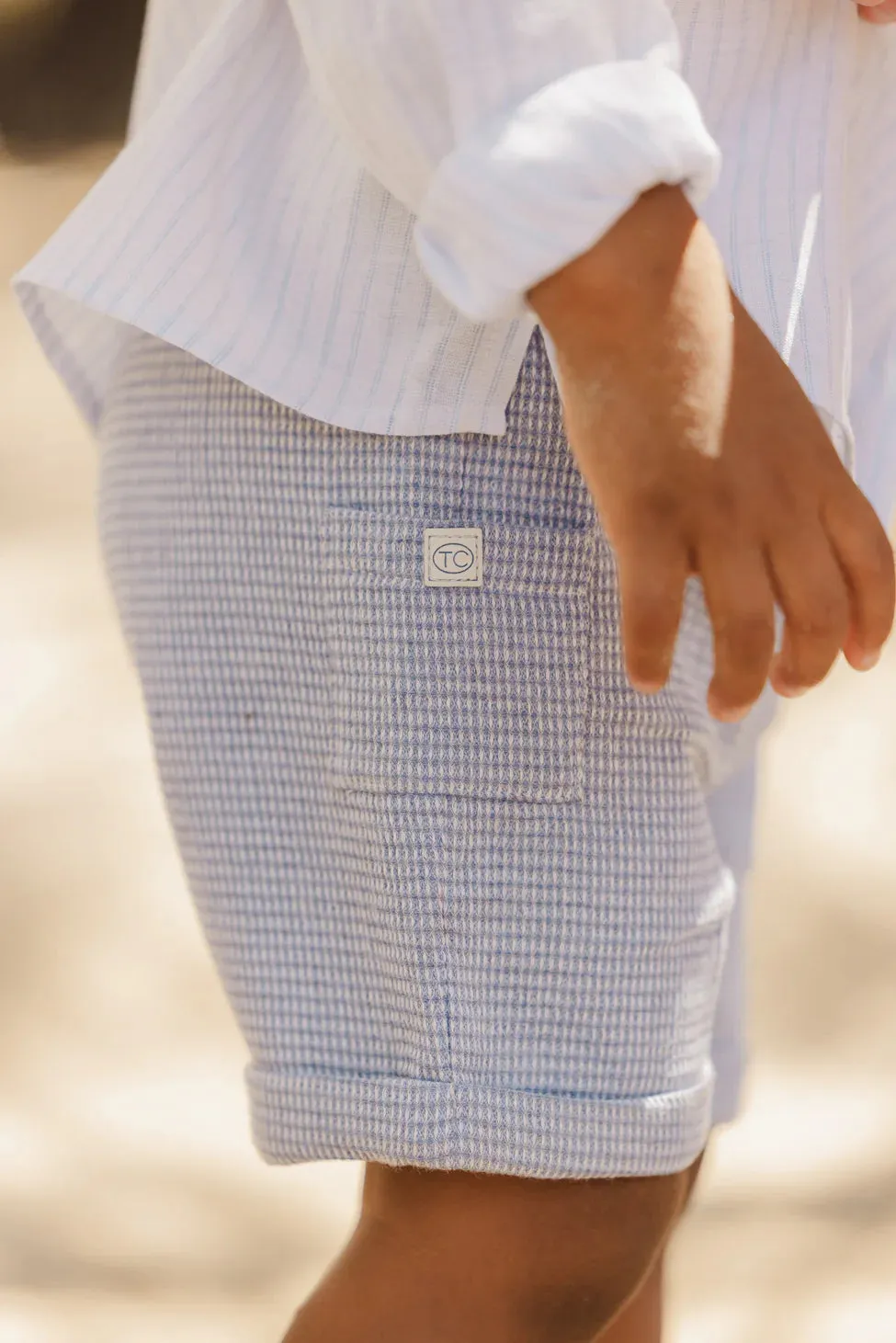 Tartine Et Chocolat Boys Girls BABY CITY AVENTURE SHORT10 - Bleu grisé
