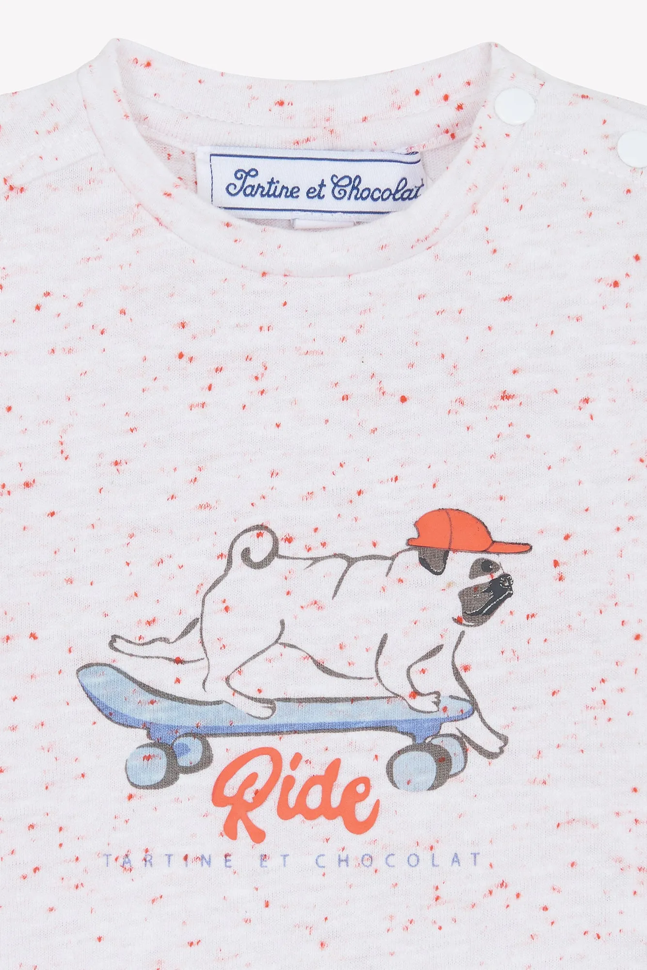 Tartine Et Chocolat Boys Girls BABY CITY AVENTURE TEESHIRT1 - Spicy orange