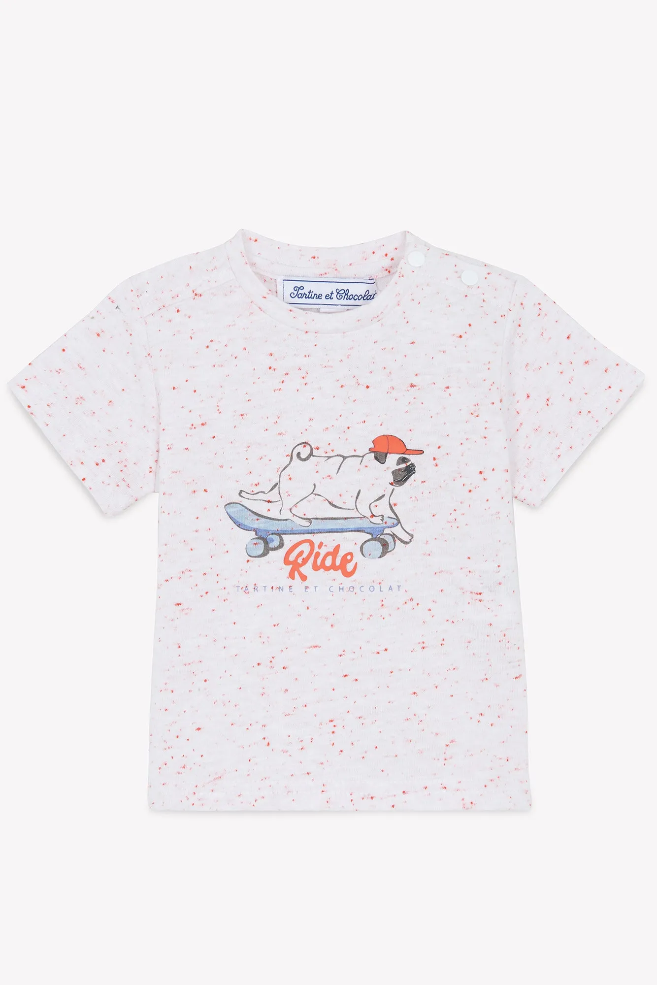 Tartine Et Chocolat Boys Girls BABY CITY AVENTURE TEESHIRT1 - Spicy orange