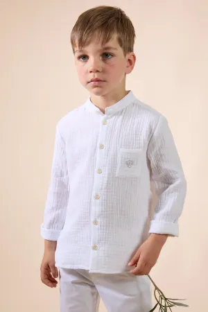 Tartine Et Chocolat Boys Girls BABY EXPLORATEUR EN HERBE CHEMISE5 - Blanc