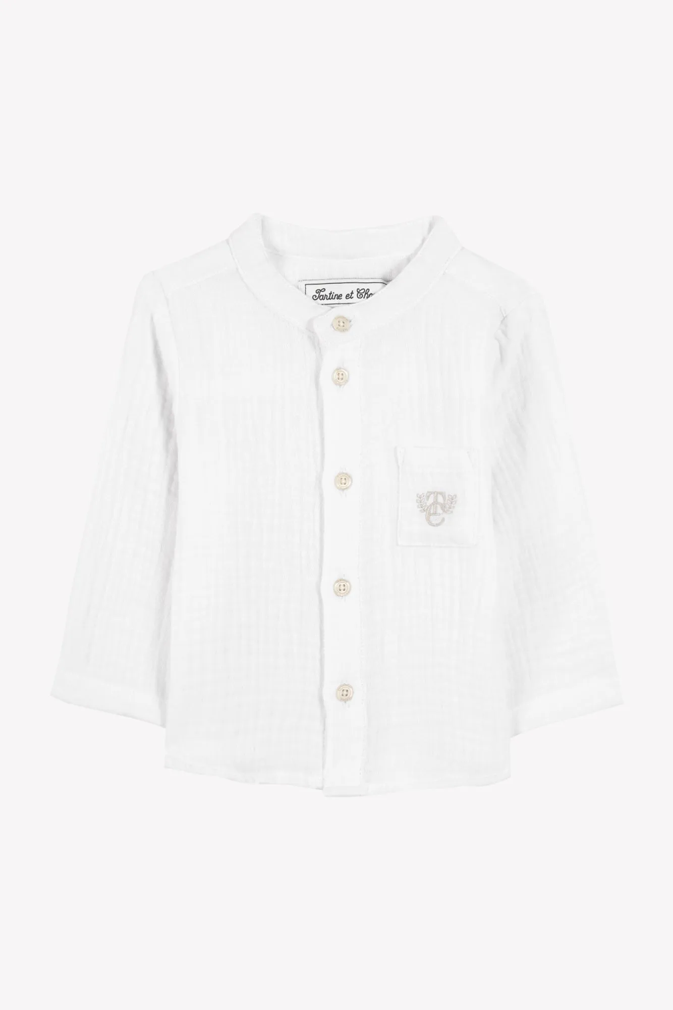 Tartine Et Chocolat Boys Girls BABY EXPLORATEUR EN HERBE CHEMISE5 - Blanc