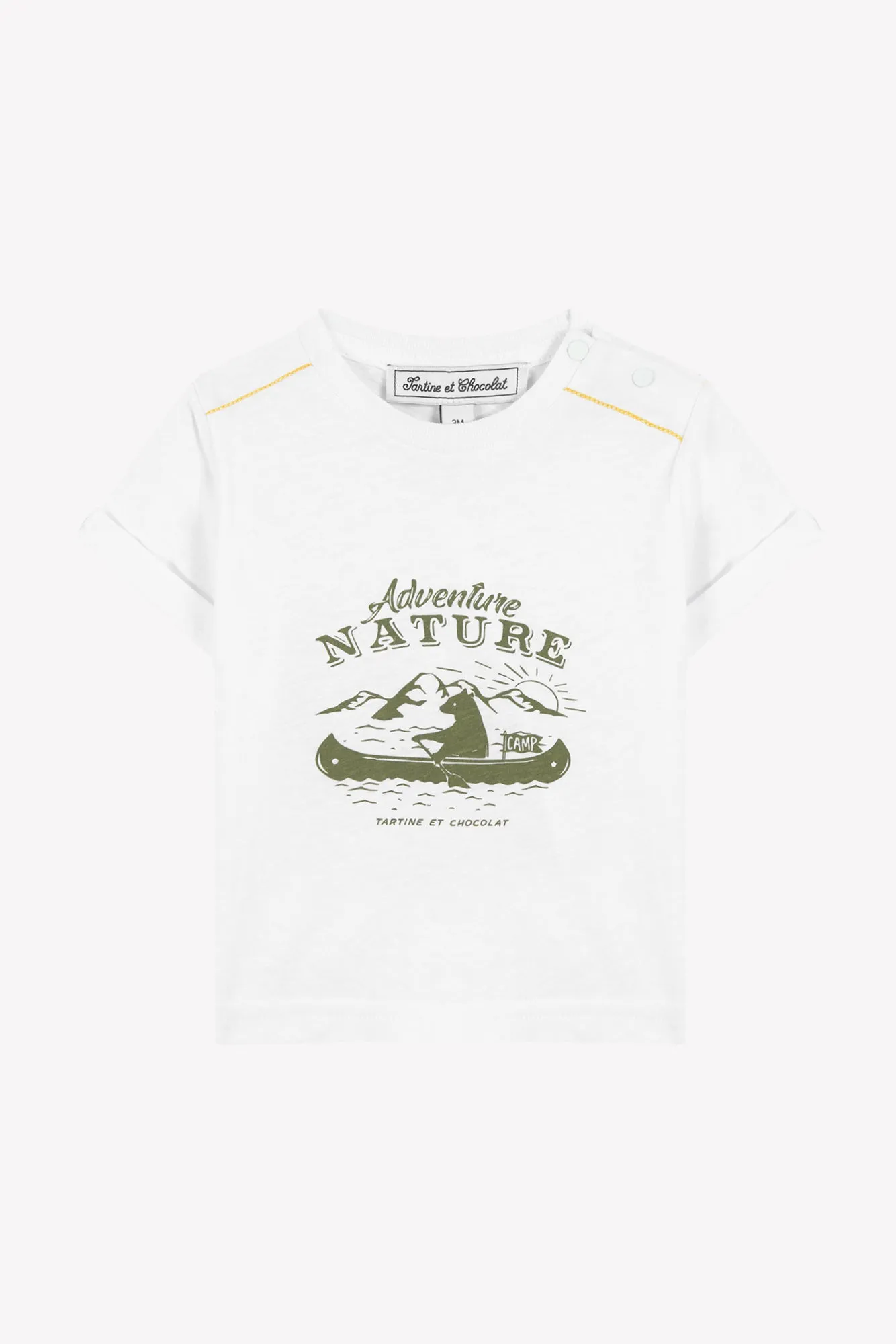 Tartine Et Chocolat Boys Girls BABY EXPLORATEUR EN HERBE TEESHIRT 6 - Blanc