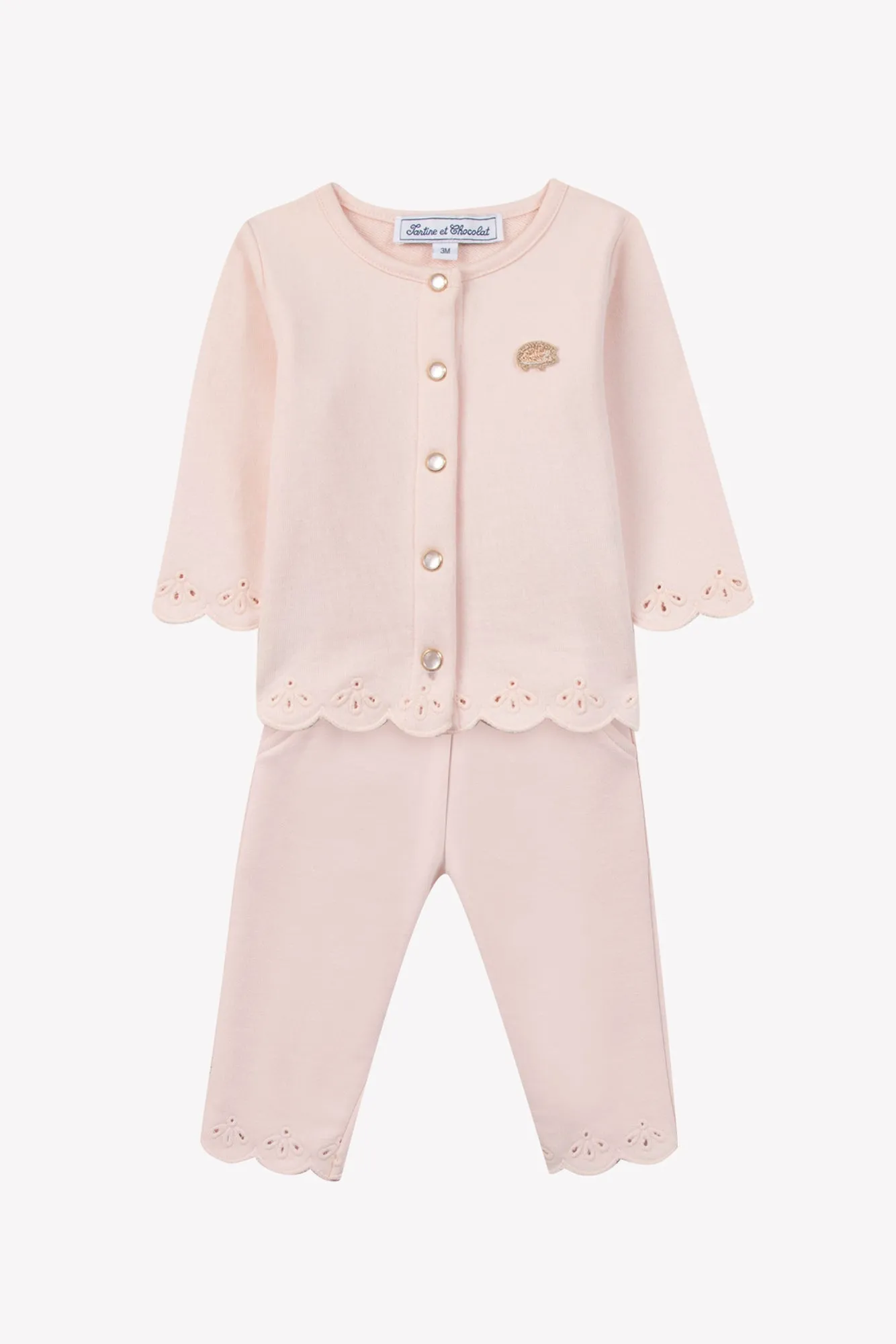 Tartine Et Chocolat Boys Girls BABY JARDIN D'ETE JOGGING 1 - Rose pâle