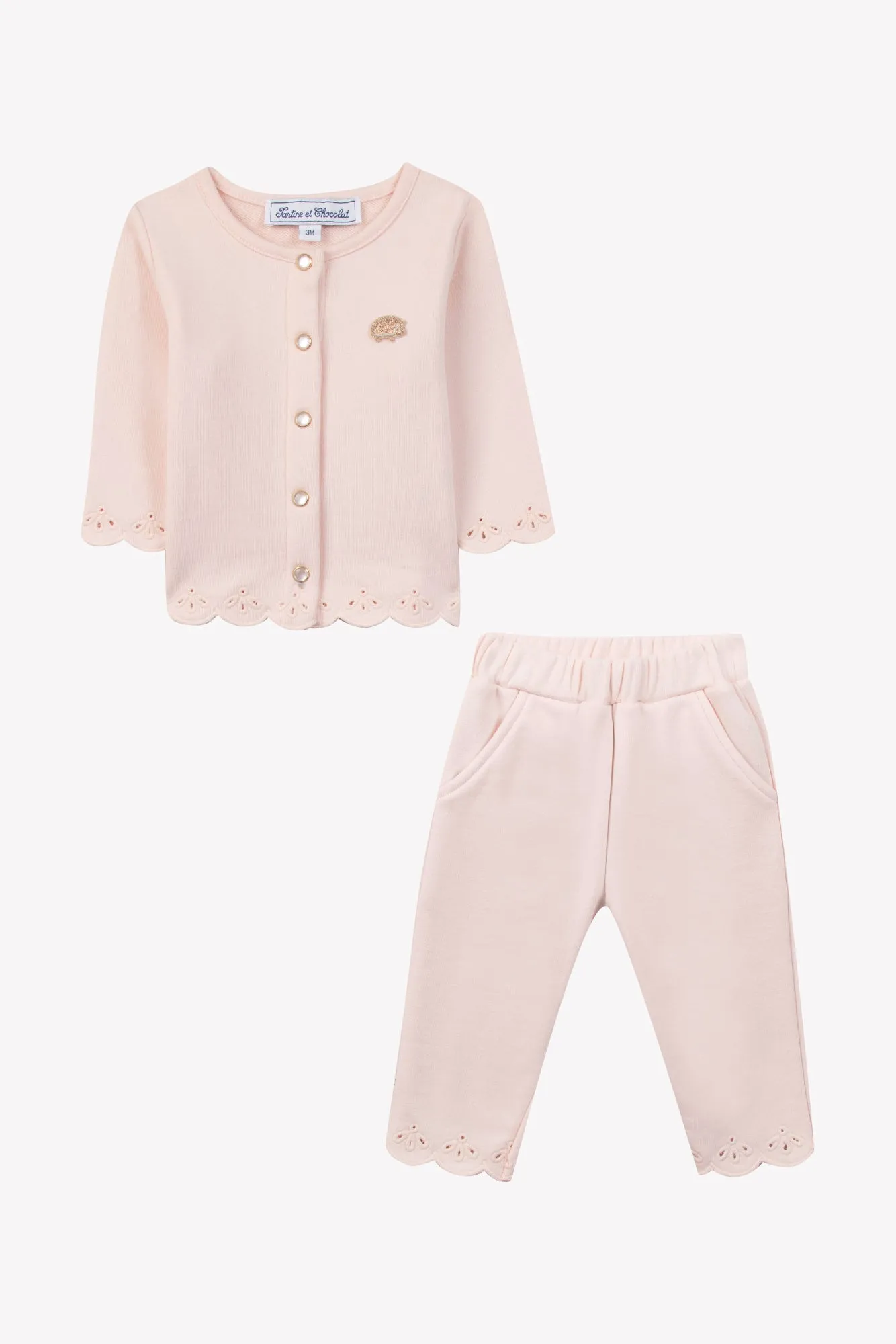 Tartine Et Chocolat Boys Girls BABY JARDIN D'ETE JOGGING 1 - Rose pâle