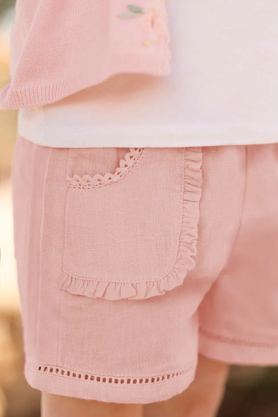 Tartine Et Chocolat Boys Girls BABY JARDIN D'ETE SHORT 2 - Pivoine