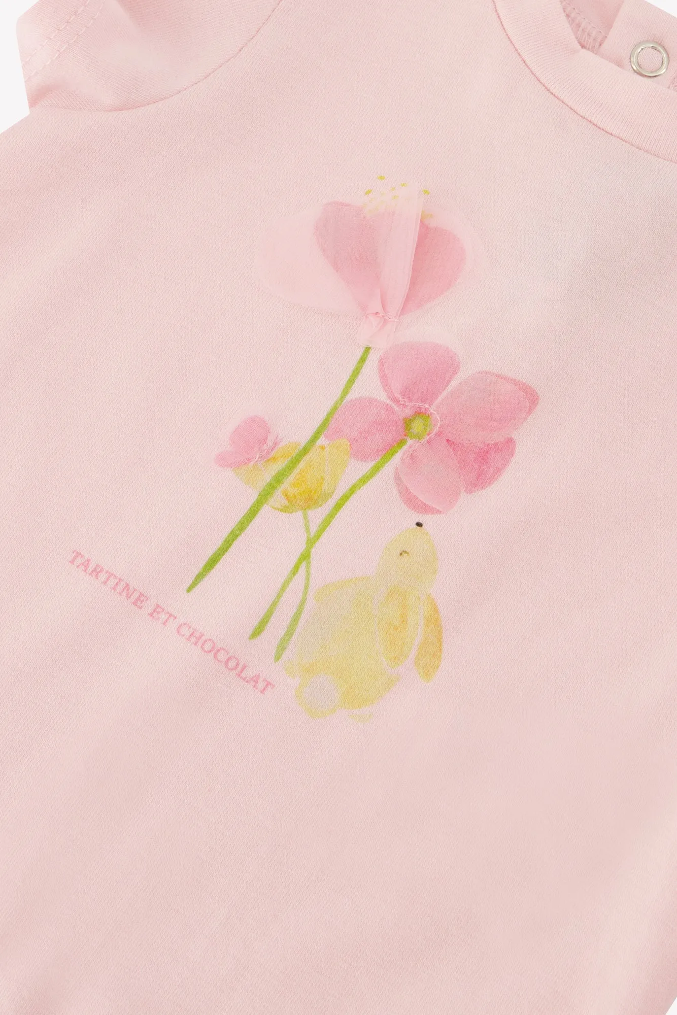Tartine Et Chocolat Boys Girls BABY JARDIN D'ETE TEESHIRT 4 - Rose pâle