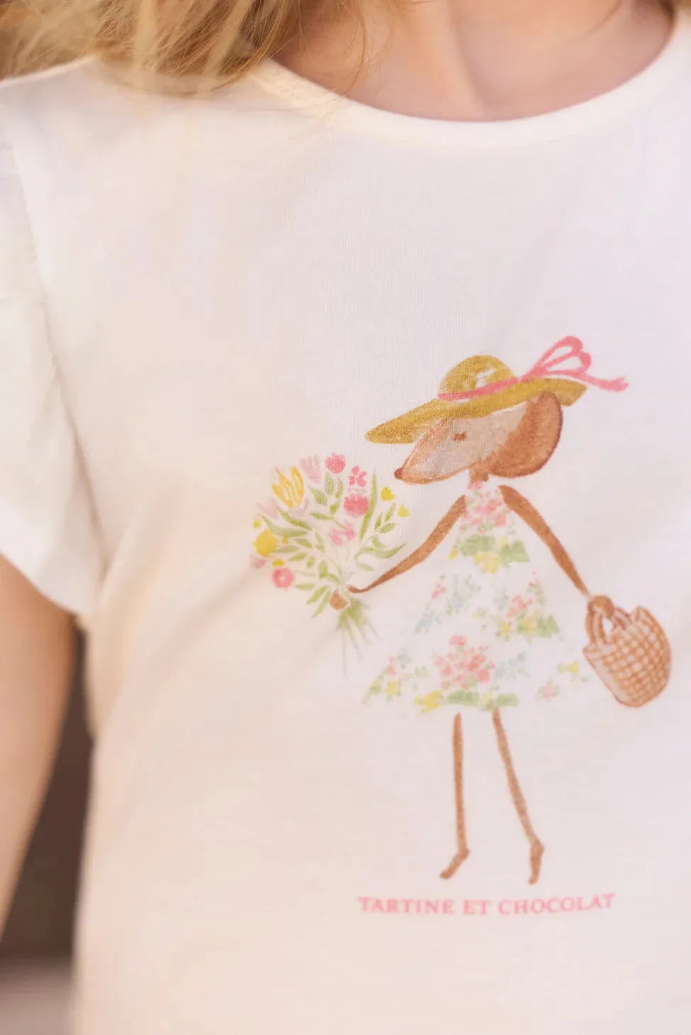 Tartine Et Chocolat Boys Girls BABY JARDIN D'ETE TEESHIRT 5 - Nacre