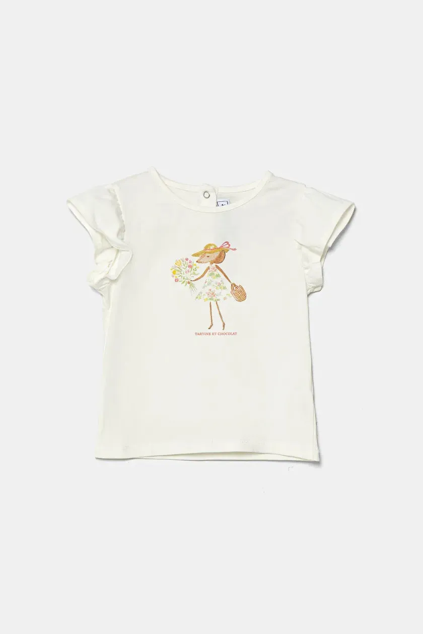 Tartine Et Chocolat Boys Girls BABY JARDIN D'ETE TEESHIRT 5 - Nacre