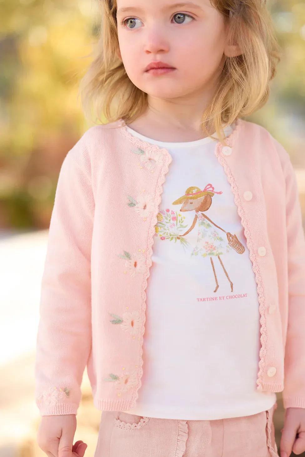 Tartine Et Chocolat Boys Girls BABY JARDIN D'ETE TEESHIRT 5 - Nacre