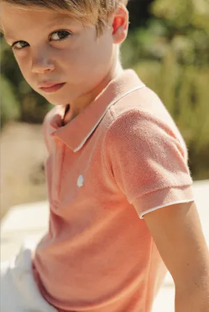 Tartine Et Chocolat Boys Girls BABY PETIT COWBOY POLO1 - Orange