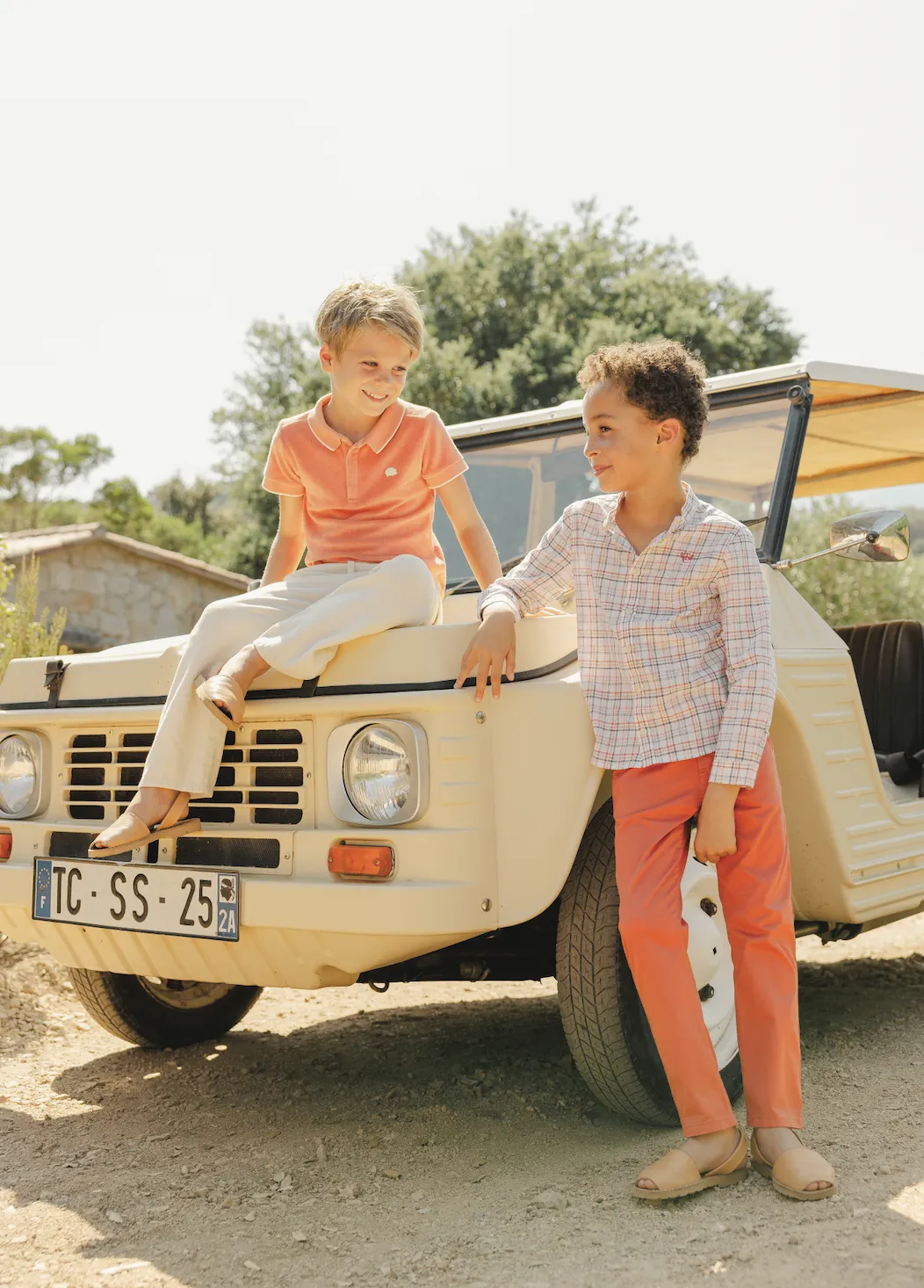 Tartine Et Chocolat Boys Girls BABY PETIT COWBOY POLO1 - Orange