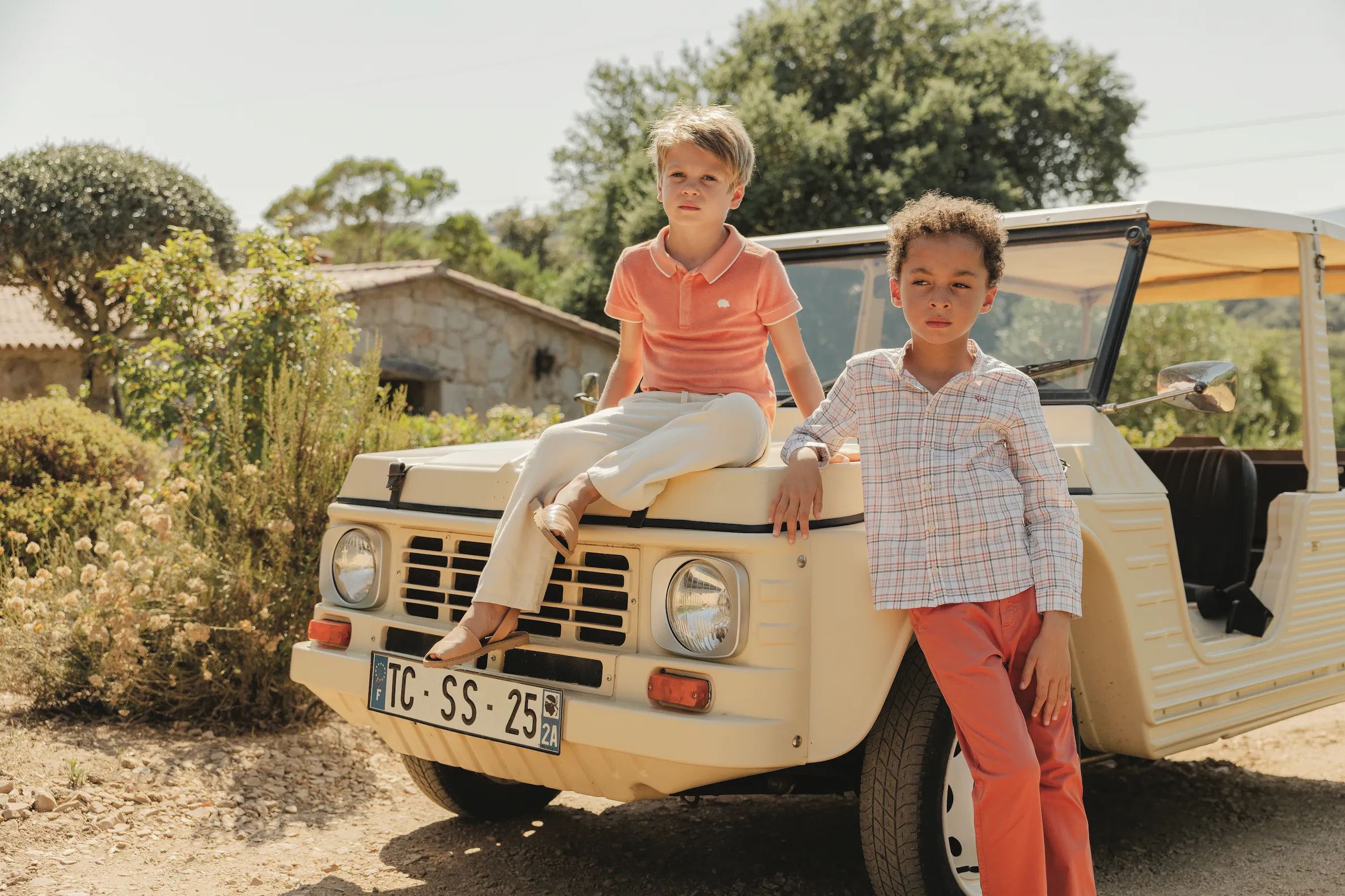 Tartine Et Chocolat Boys Girls BABY PETIT COWBOY POLO1 - Orange