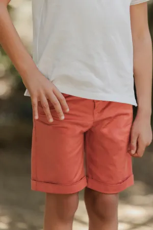 Tartine Et Chocolat Boys Girls BABY PETIT COWBOY SHORT 13 - Orange