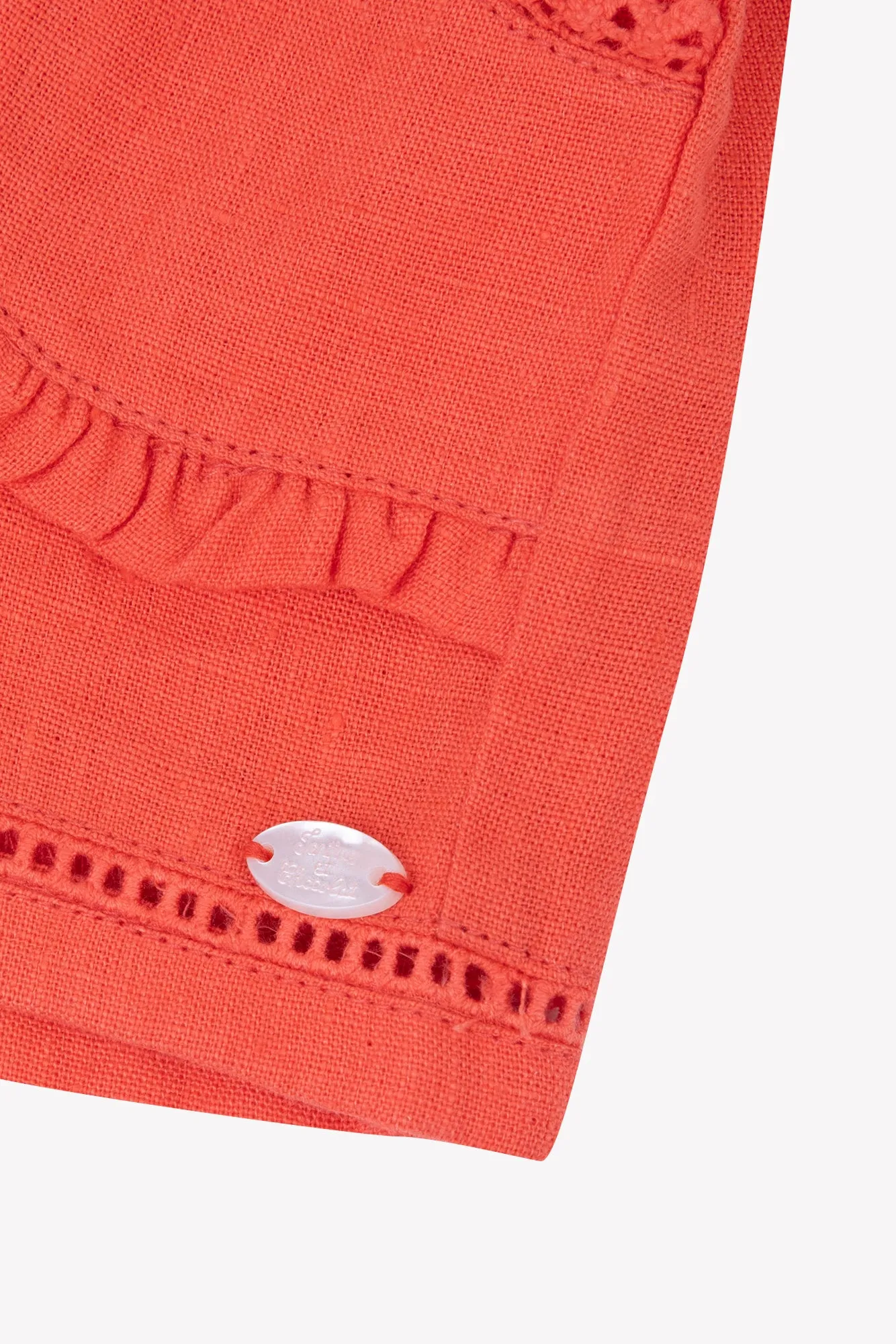 Tartine Et Chocolat Boys Girls BABY PROMENADE BUCOLIQUE SHORT2 - Coquelicot
