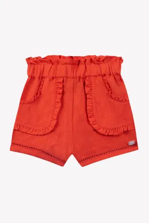 Tartine Et Chocolat Boys Girls BABY PROMENADE BUCOLIQUE SHORT2 - Coquelicot