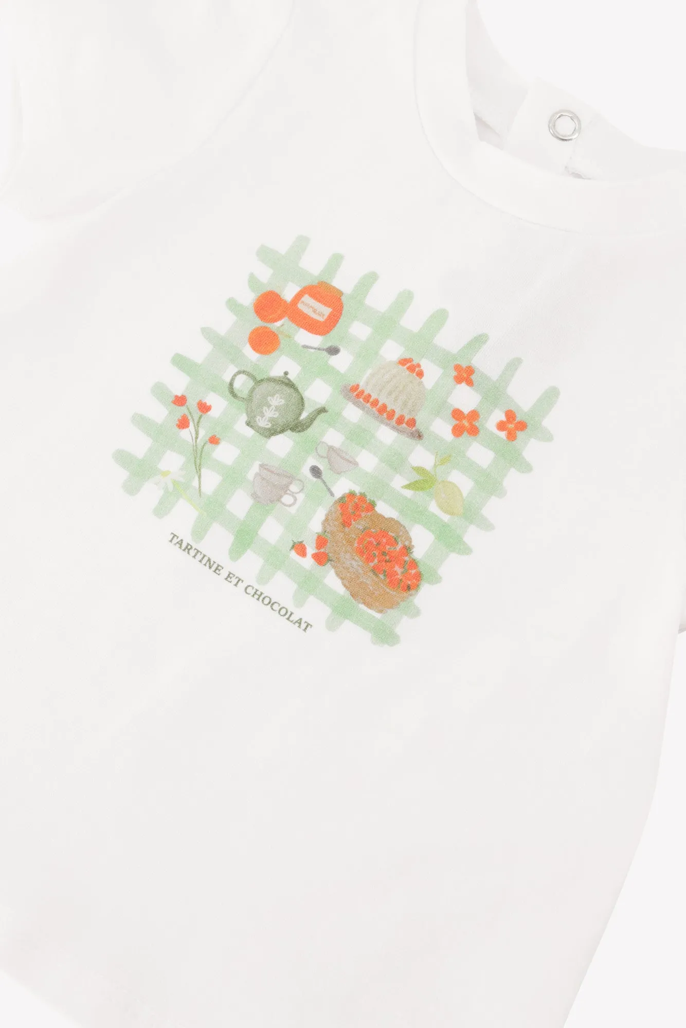Tartine Et Chocolat Boys Girls BABY PROMENADE BUCOLIQUE TEESHIRT4 - Blanc