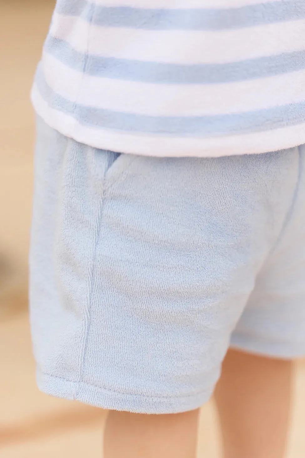 Tartine Et Chocolat Boys Girls BABY SOUS L'OCEAN SHORT 9 - Bleu lavé