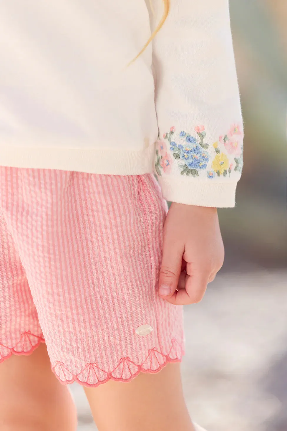 Tartine Et Chocolat Boys Girls BABY TRESOR D'ETE SHORT 14 - Corail