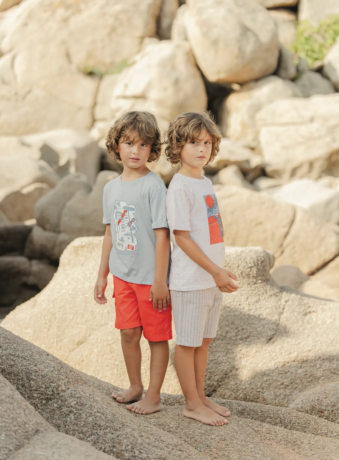 Tartine Et Chocolat Boys Girls CITY AVENTURE TEESHIRT 1BIS - Spicy orange