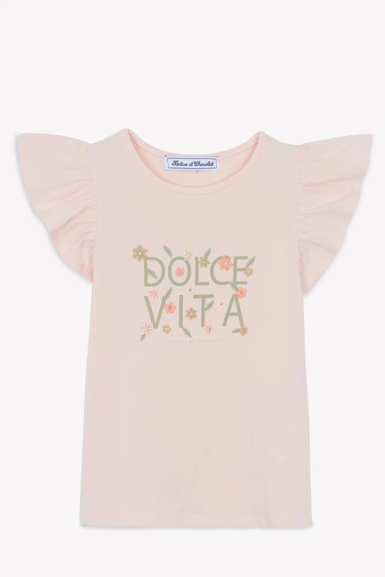 Tartine Et Chocolat Boys Girls ECHAPPEE ROMANTIQUE TEESHIRTD - Rose ancien