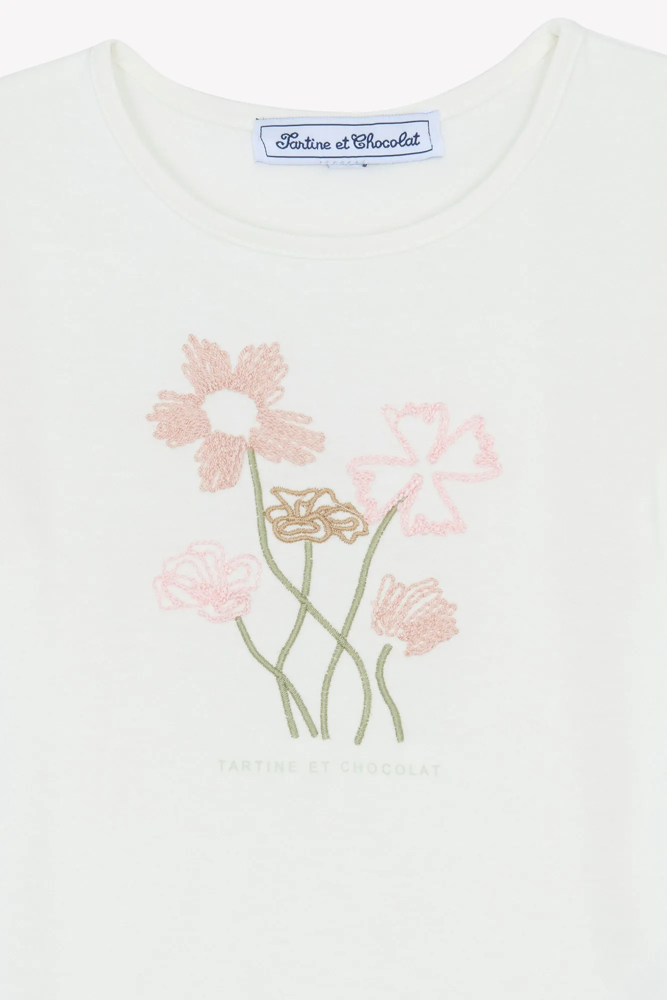 Tartine Et Chocolat Boys Girls ECHAPPEE ROMANTIQUE TEESHIRTF - Nacre