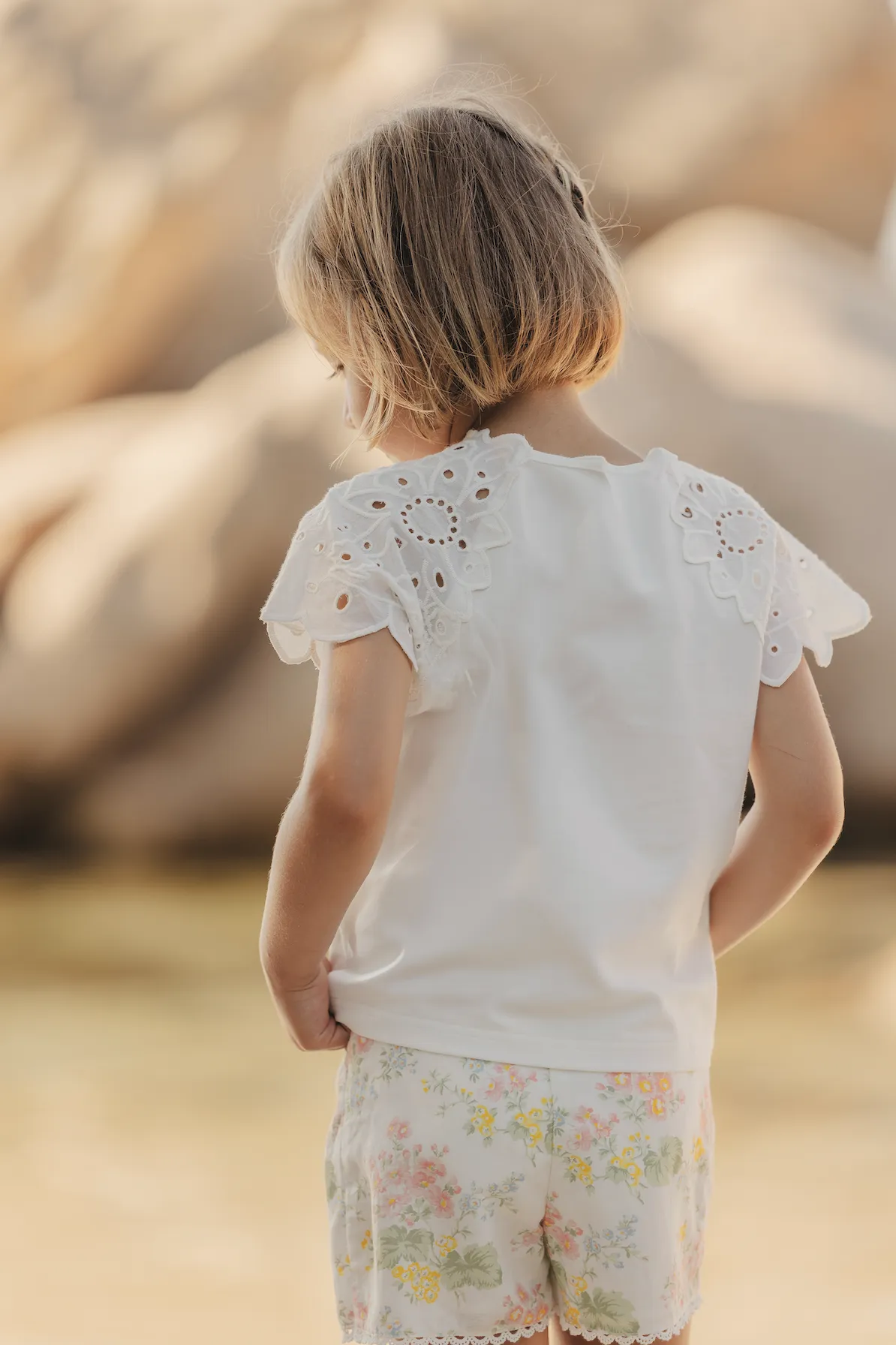Tartine Et Chocolat Boys Girls JARDIN D'ETE SHORTA - Nacre
