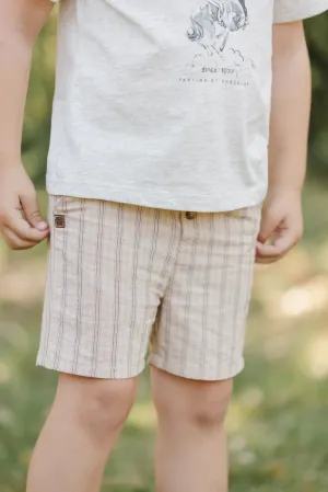 Tartine Et Chocolat Boys Girls PETIT COWBOY SHORT16BIS - Ocre
