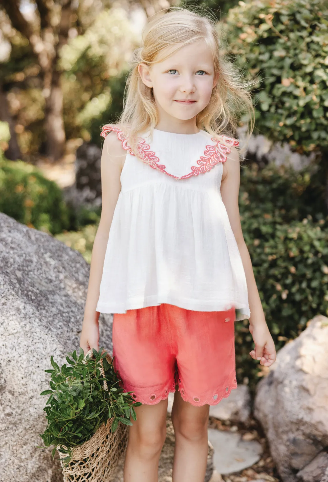 Tartine Et Chocolat Boys Girls TRESOR D'ETE SHORTE - corail