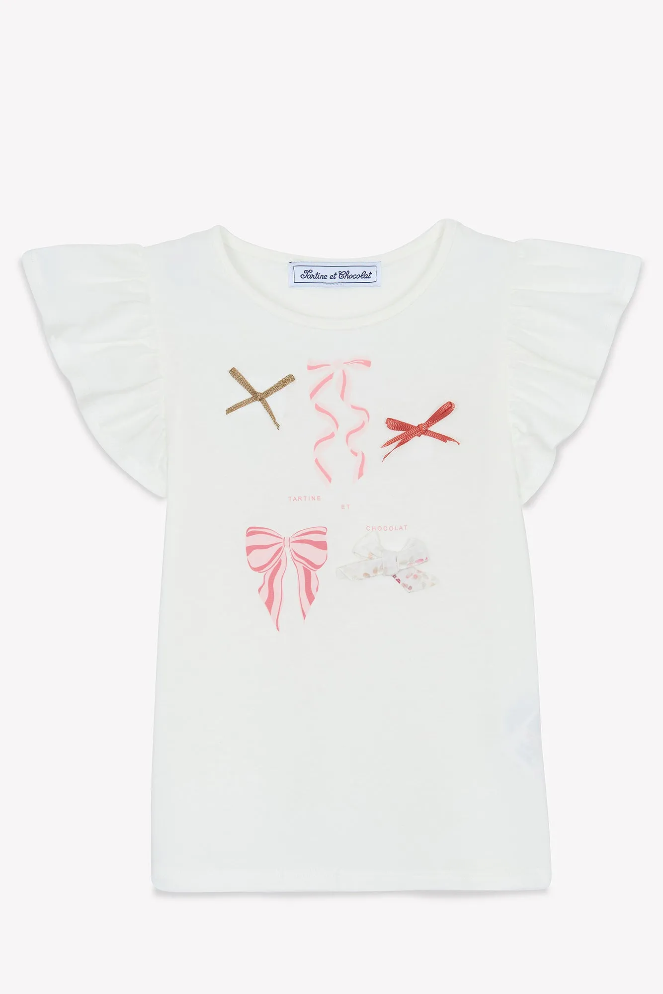 Tartine Et Chocolat Boys Girls TRESOR D'ETE TEESHIRTE - NACRE