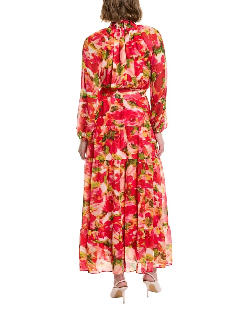 Taylor Printed Chiffon Maxi Dress