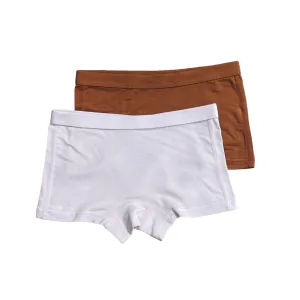 Teen Girls' Tencel™ Micro Modal Shorties - Set Of 2 Babykids_just-peachy
