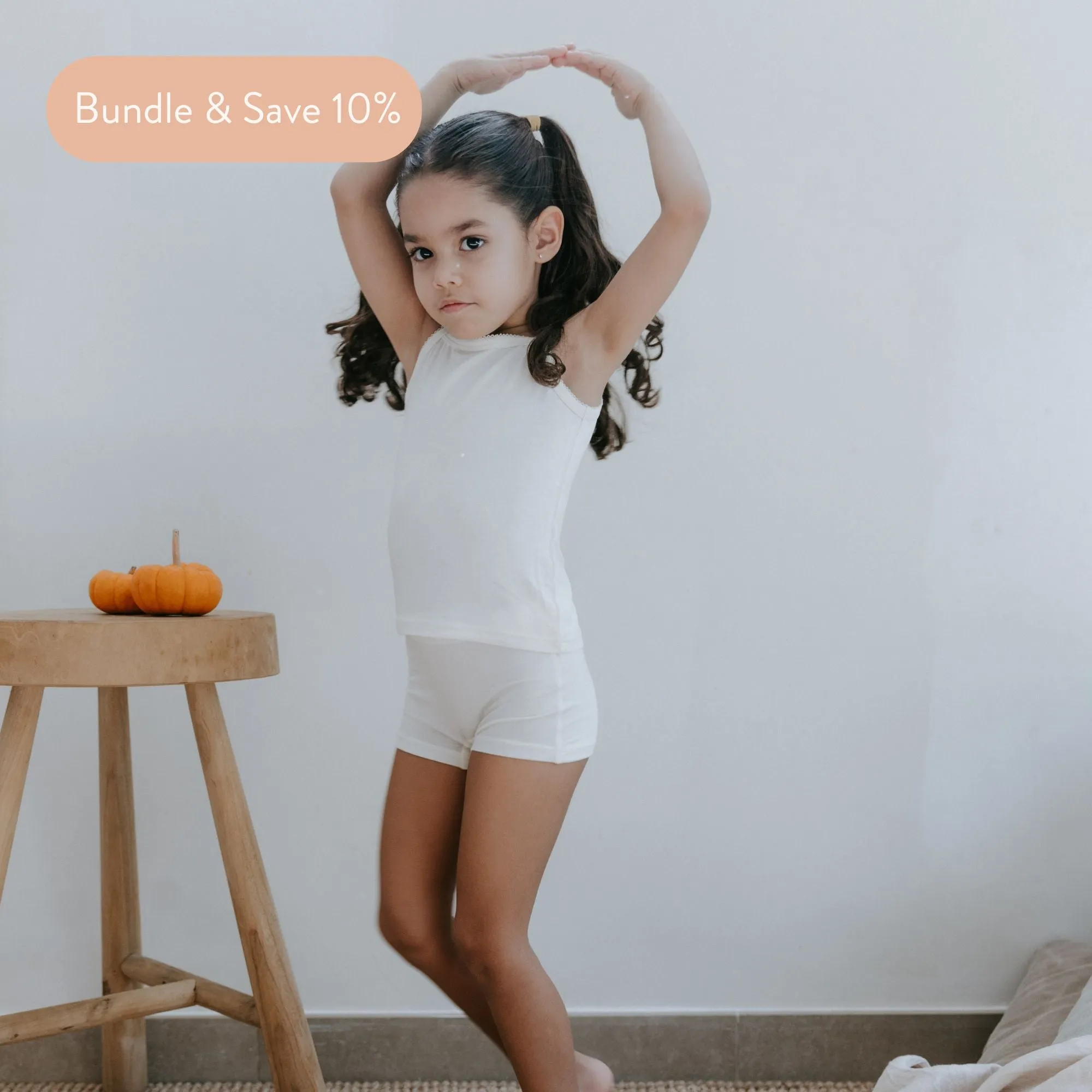 Teen Girls' Tencel™ Micro Modal Shorties - Set Of 2 Babykids_just-peachy
