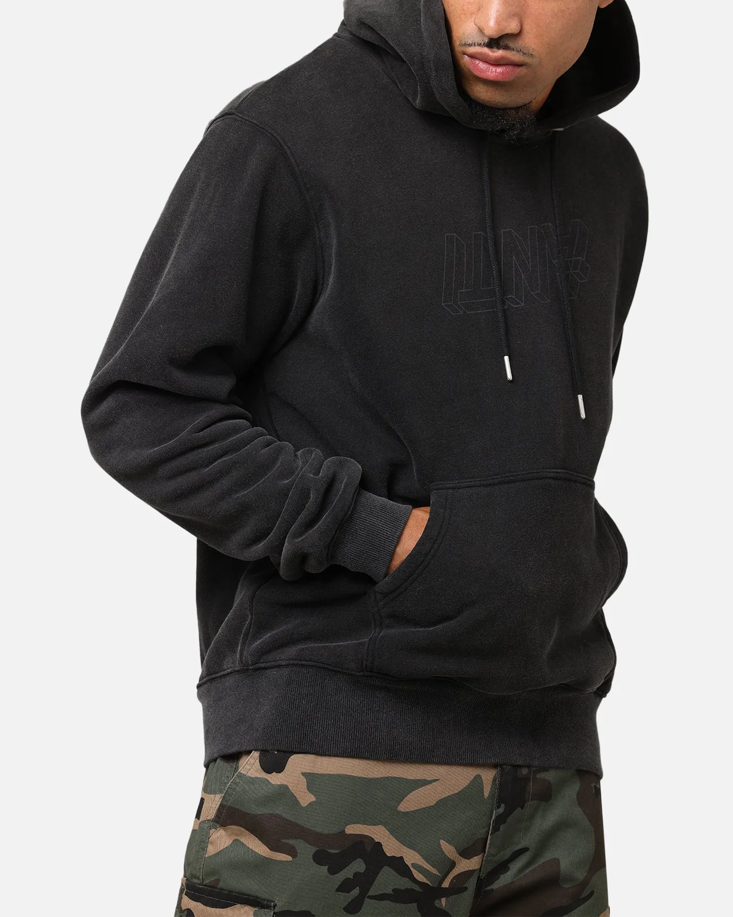 The Anti Order Dimension Boxy Hoodie Vintage Black