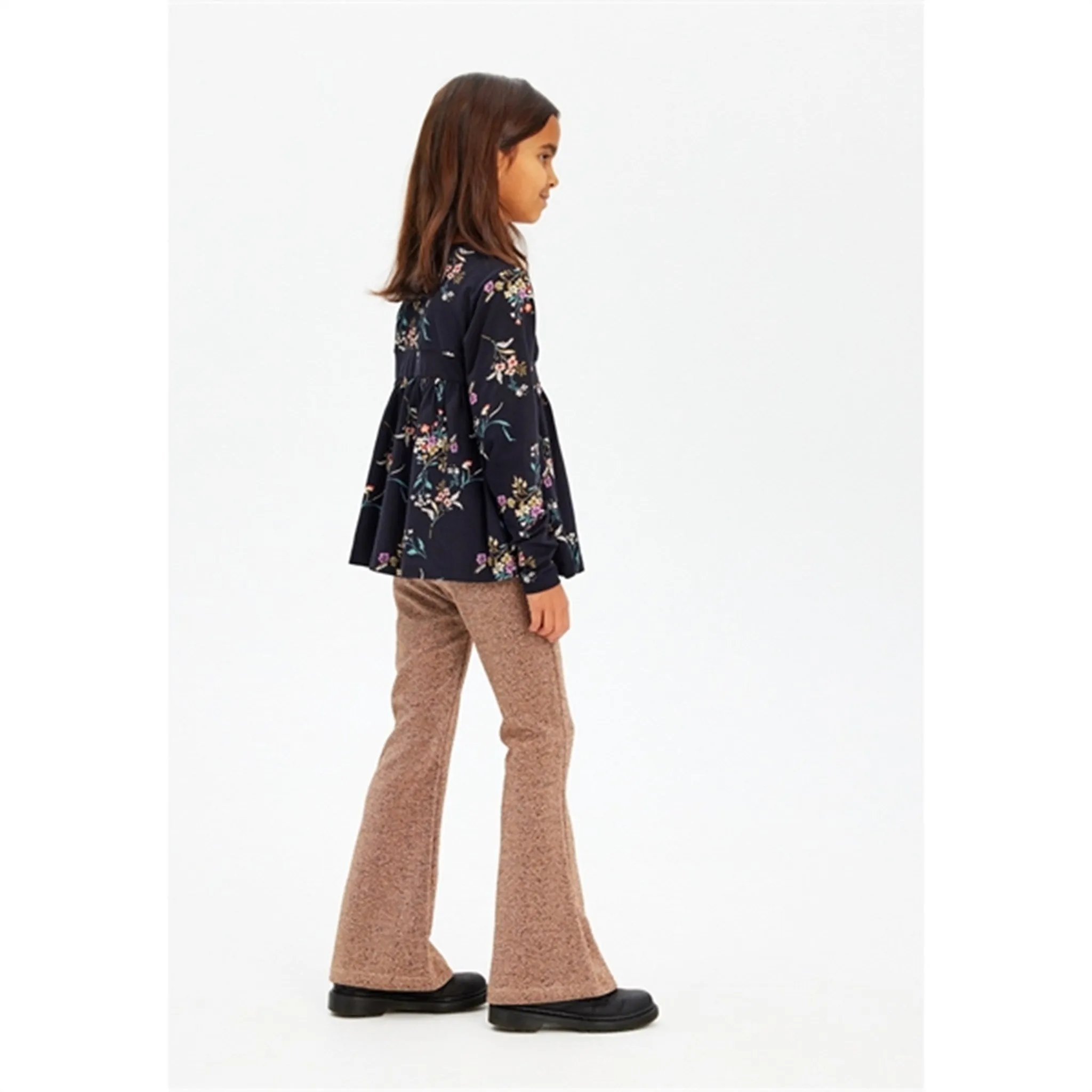 The New Gold Glitter dalou Flared Pants Babykids_The-New