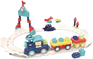 Toddler Train Set Toy with Lights & Sound for Boys Girls